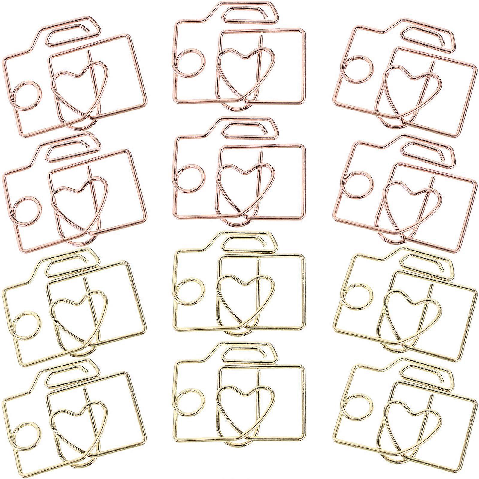 20Pcs Mini Craft Clips for Documents Multi Use Craft Metal Paper Decorative Clips