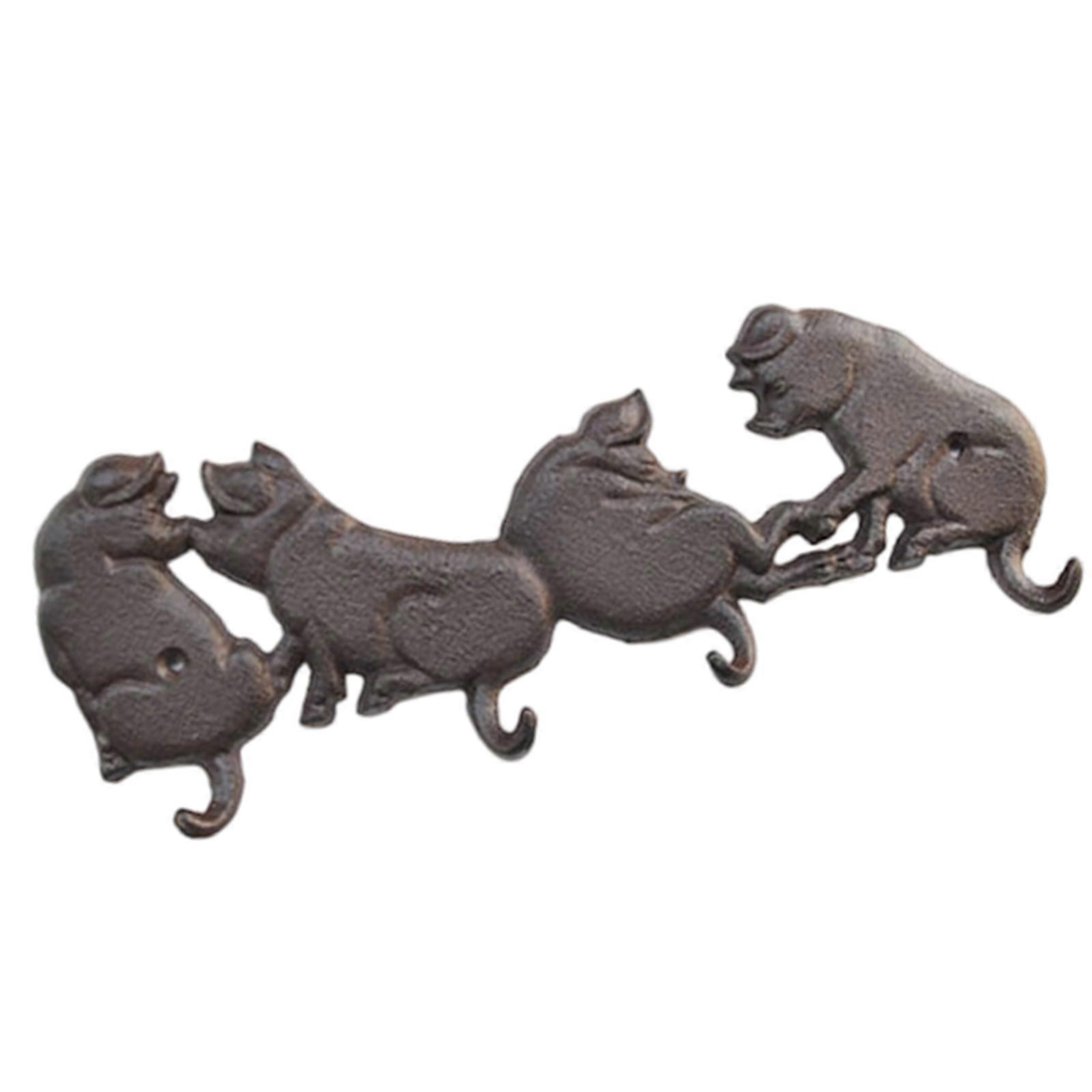 Multipurpose Cast Iron Hook Ideal for Tools Baskets Clothing Storage Home or Garden Setting Multicolor