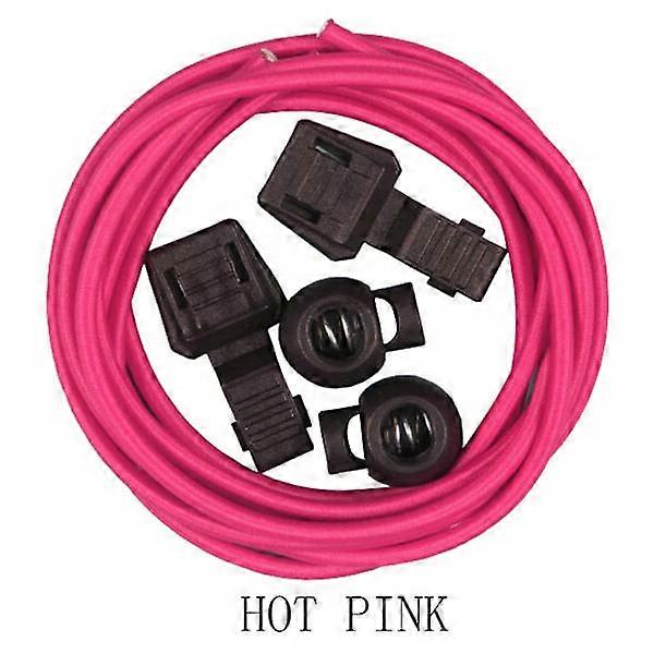 Elastic Shoelaces (Including Drawstring) Length: 100cm Hot Pink