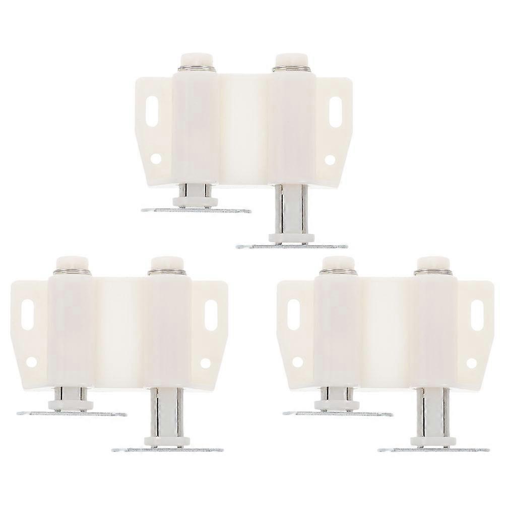 Heavy Duty Automatic Rebounding Cabinet Lock Push to Open Latch 3Pcs