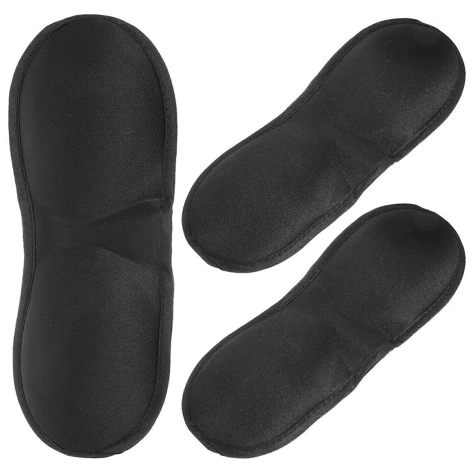 Black Comfortable Eye Mask for Sleeping 9Pcs Light Blocking Cover