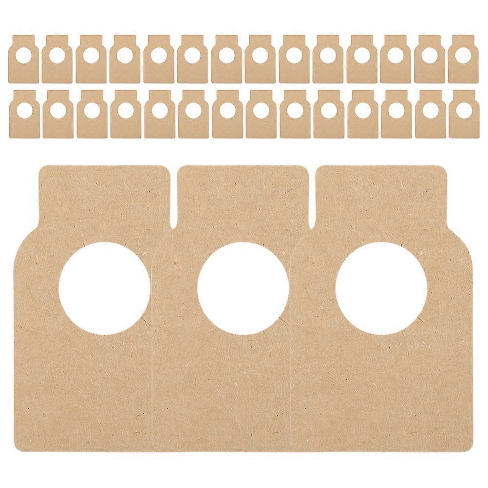 Light Brown Tags Paper for Decoration 200Pcs Reusable Labels
