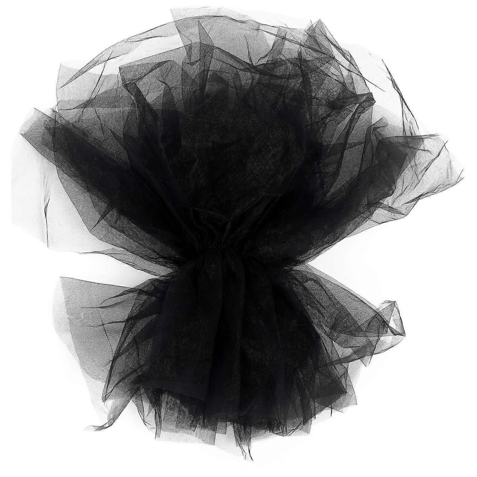 Black Bouquet Wrapping Yarn Flower Wrapper for Wrapping 1Pcs