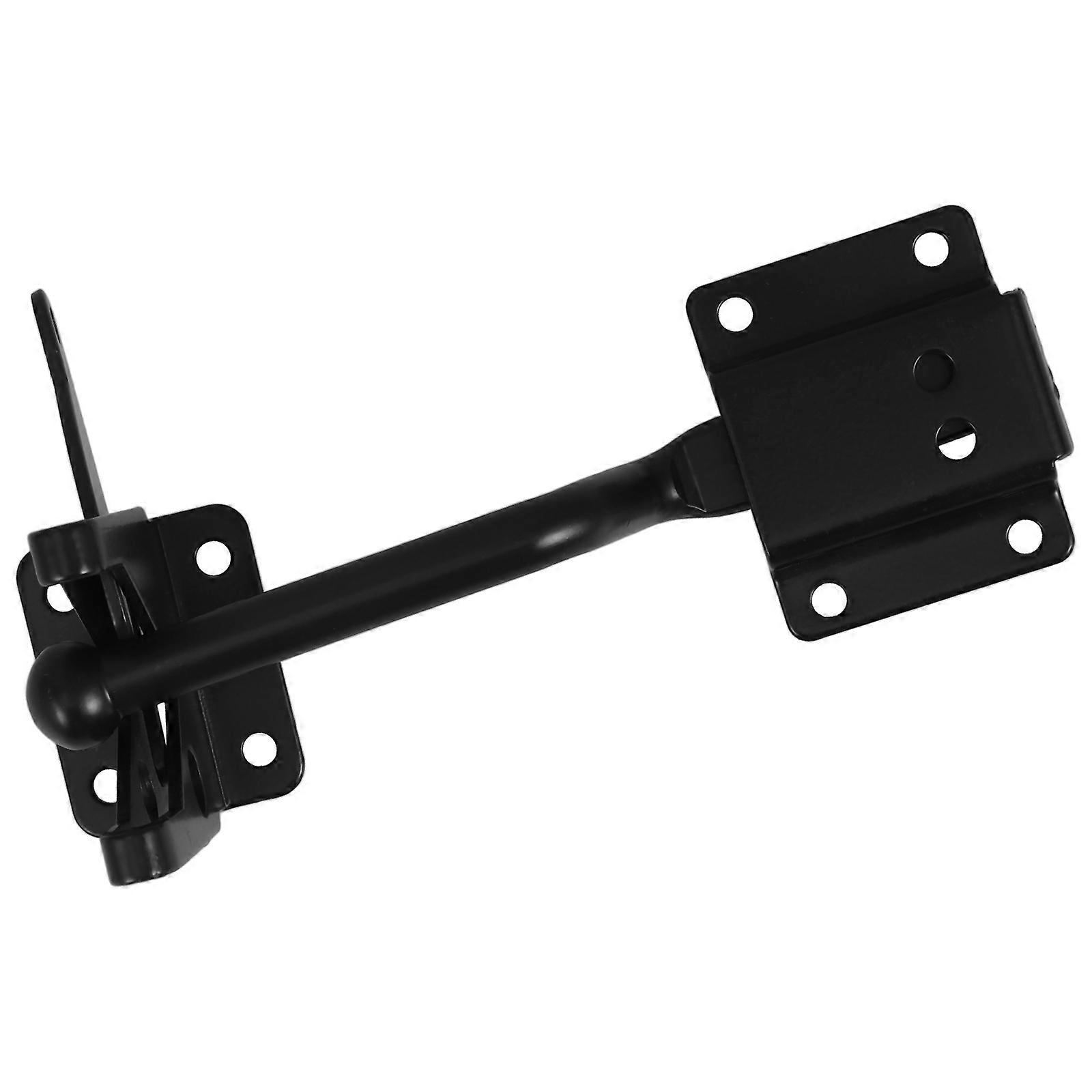 Black Carbon Steel Self Locking Gate Latch for Gate Durable