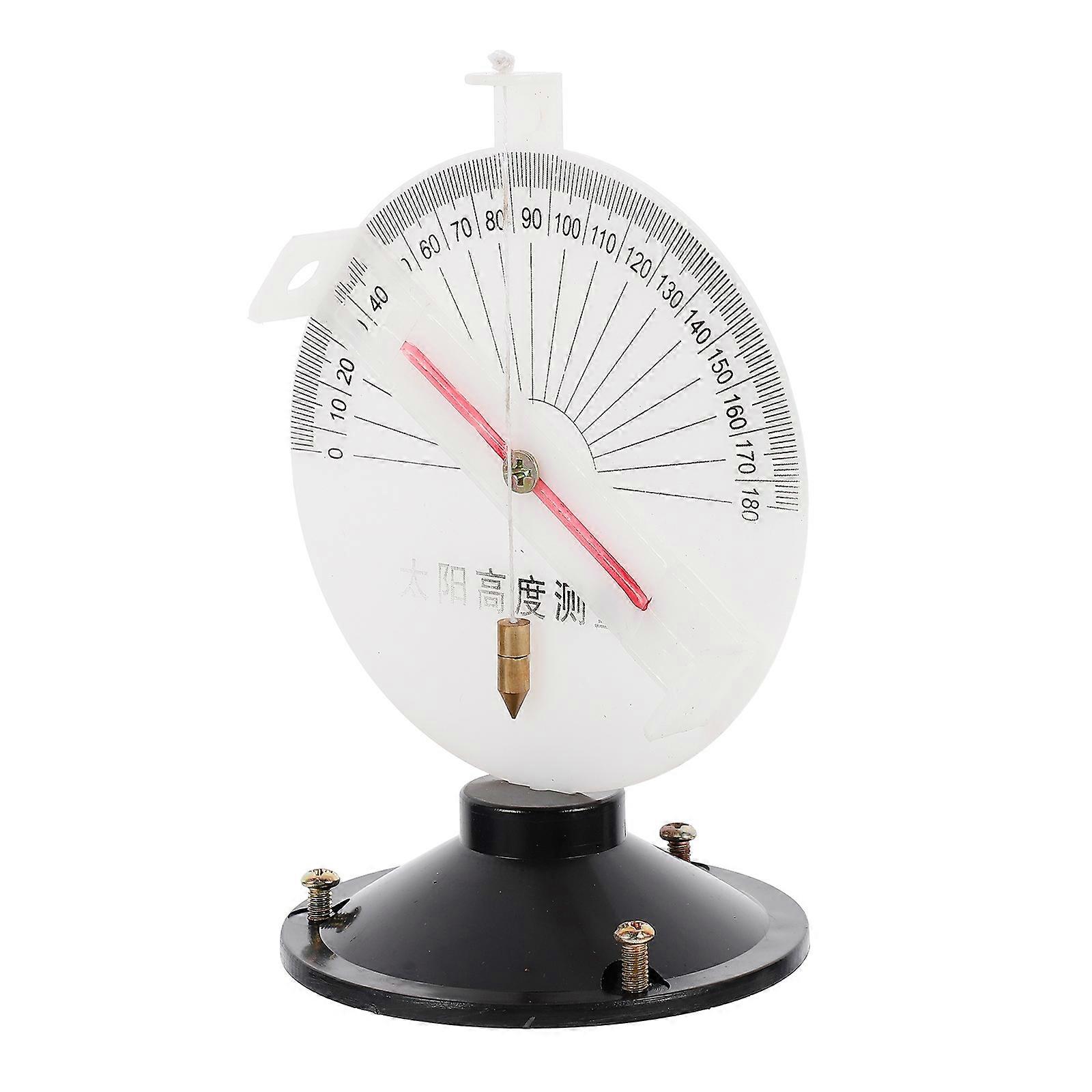 Sun Height Measuring Tool for Geography Learning Aids 1Pcs White Plastic