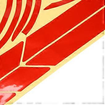 3 Set Reflective Stickers Scooter Full Set Stickers for Xiaomi Series Kickscooter Foldable Stickers(Red)