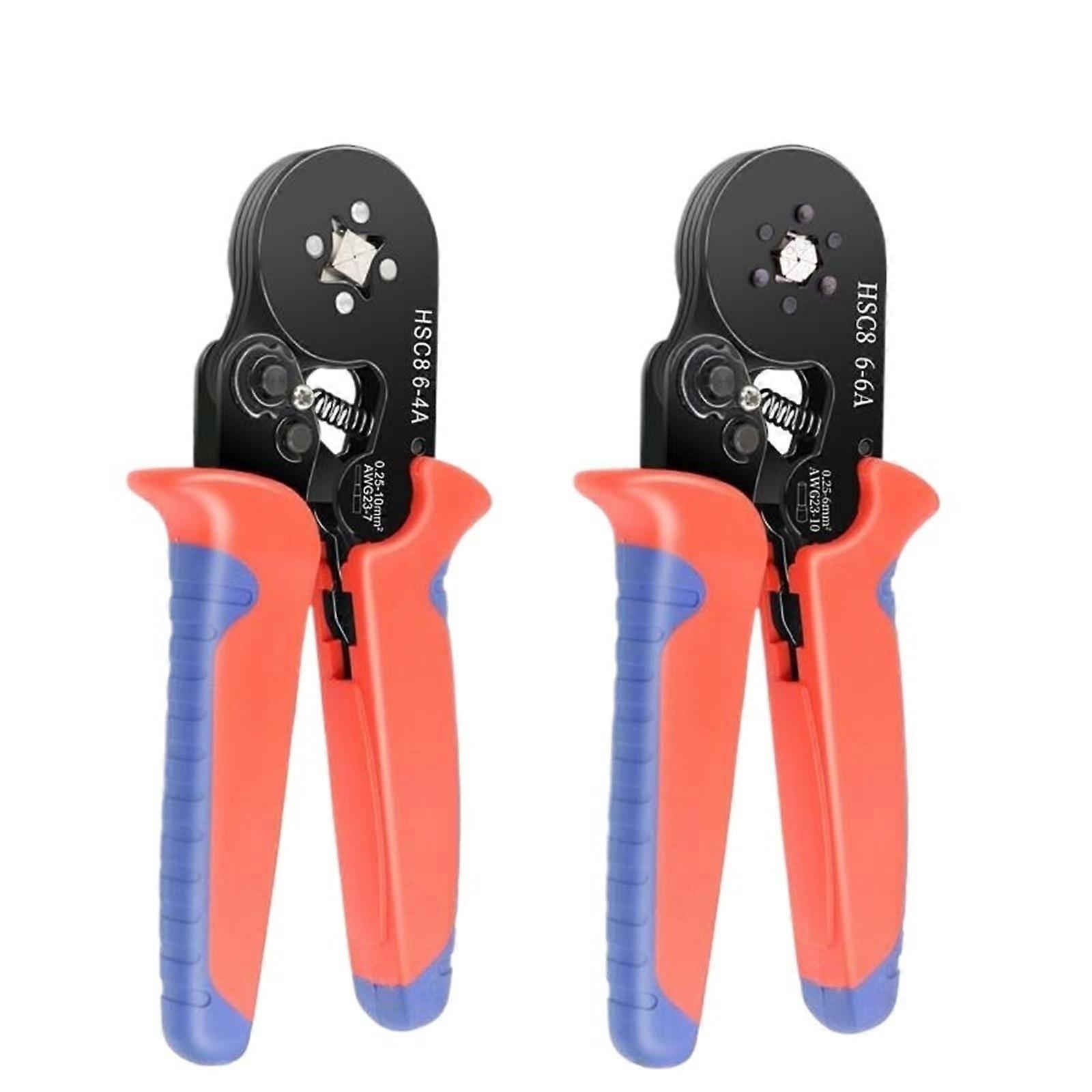 HSC8 Ferrule Crimping Pliers for Tubular Terminals and Wire End Sleeves, Secure Electrical Crimps