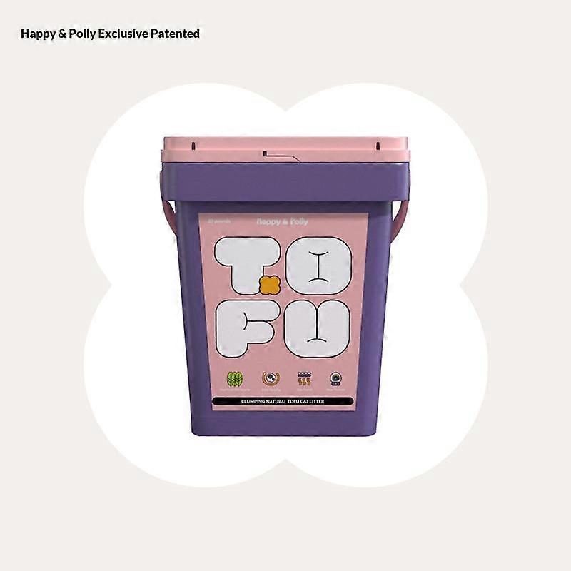 Tofu Cat Litter-Clumping, 100% Natural, Flushable, Dust-Free, Odor Control, Low Tracking, Not Suitable for Automatic Litter Boxes Clean
