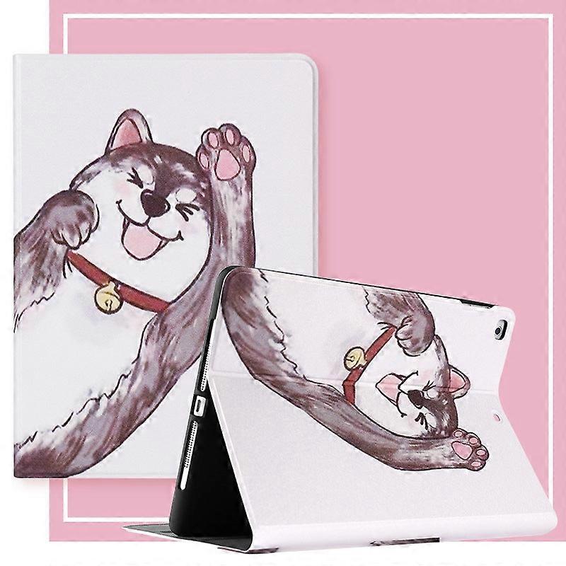 Capa elegante para iPad 2025 de 11 polegadas com estampa de cachorro da sorte nº 996