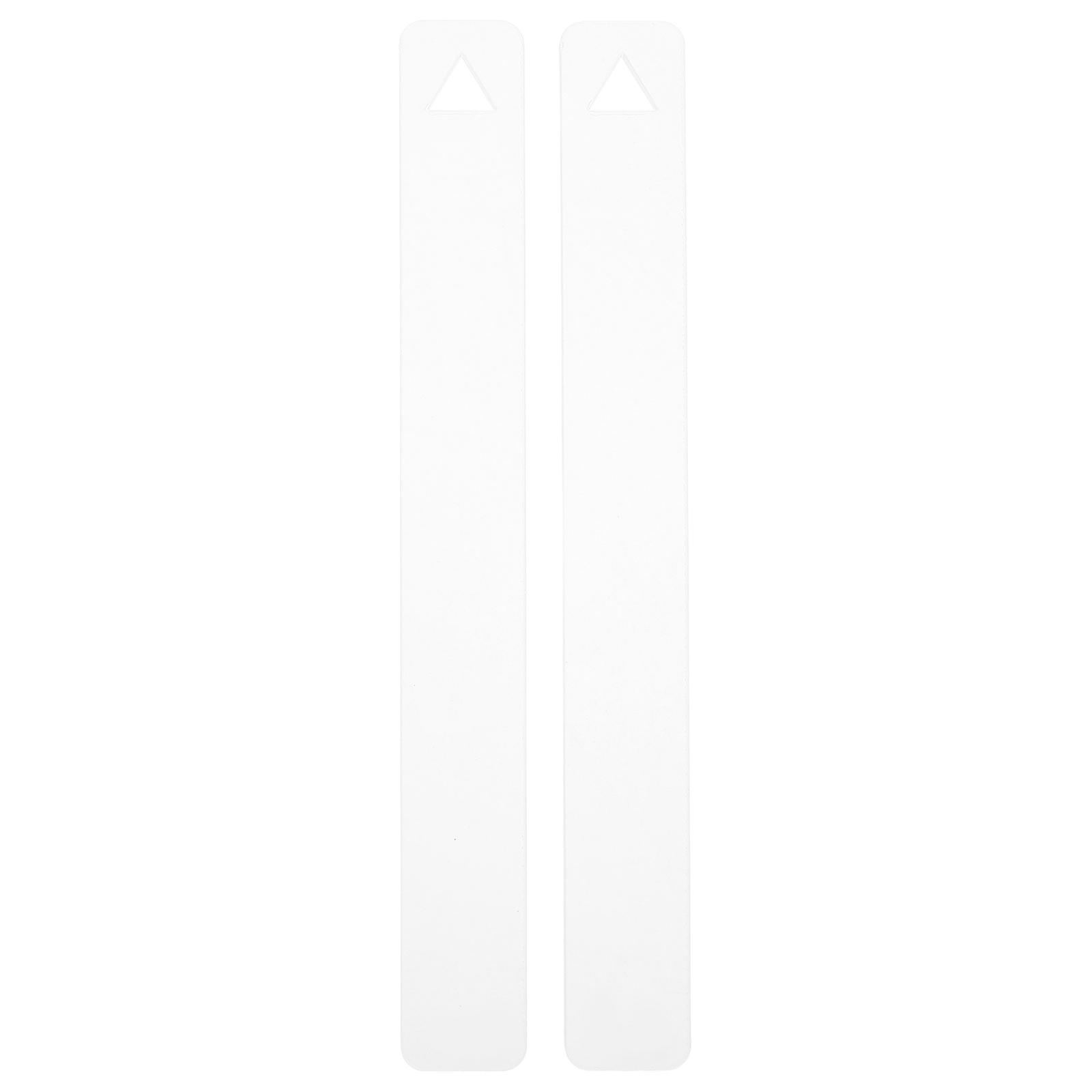 Acrylic Thickness Leveling Ruler for Polymer Clay 1Pair Baking Tool