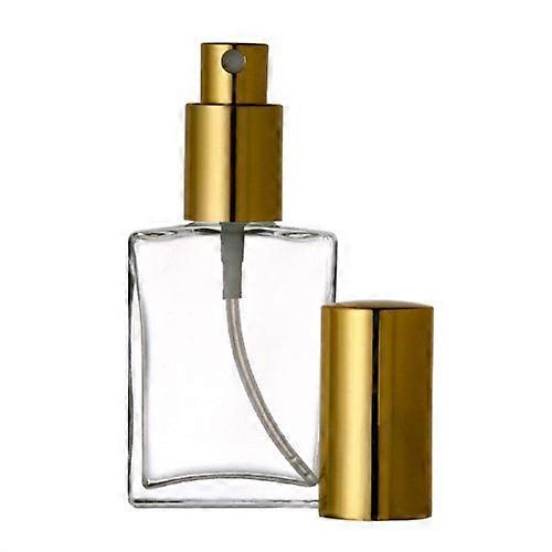 Refillable Glass Perfume Atomizer 30ml with Elegant Gold Sprayer and Fine Mist Refillable Design