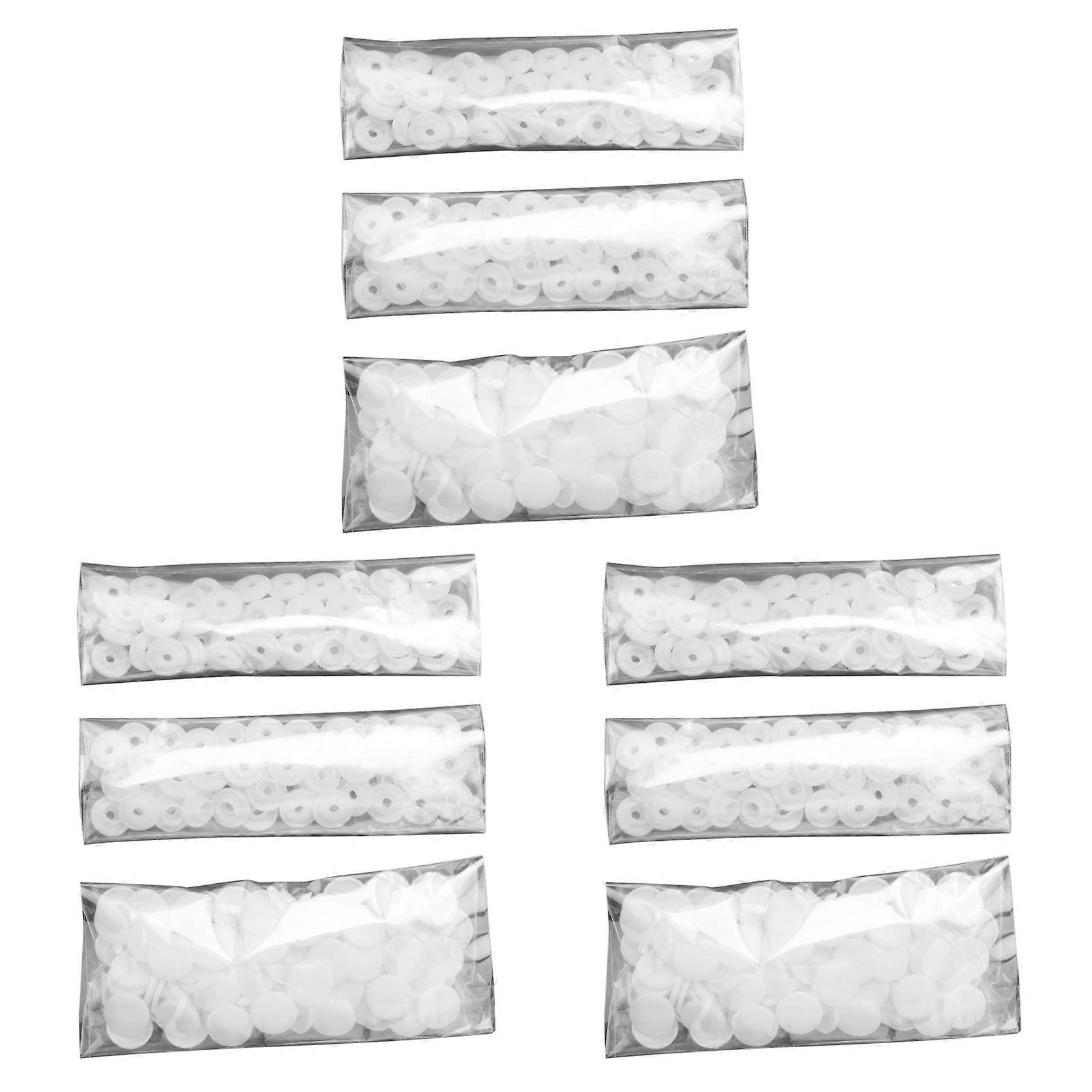 150 Pcs T3 KAM SNAPS Press Studs Scrapbook Sewing Buttons White
