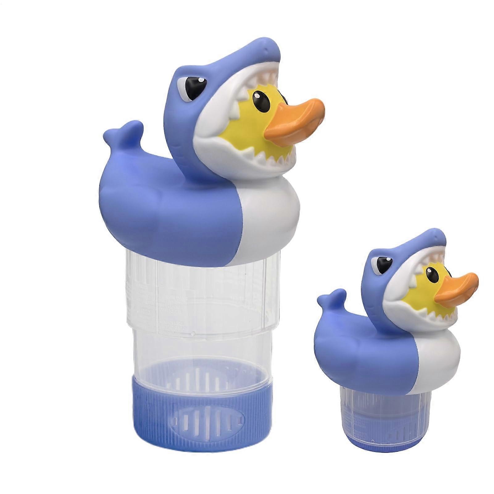 Solar Pool Chlorine Dispenser with Solar Powered Night Light, UV Resistant Floating Tablet Holder