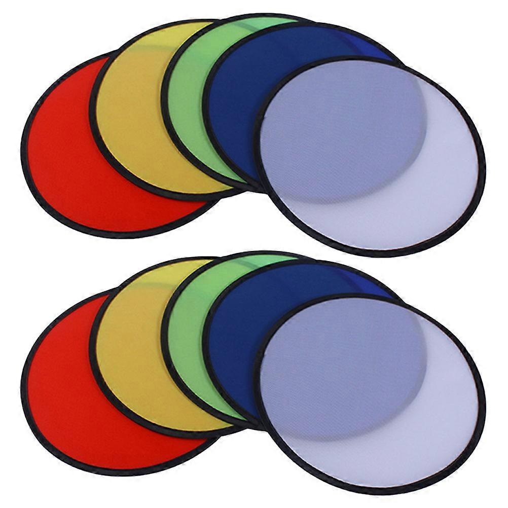 Flying Disc Household Kids Plaything for Exercise 10Pcs Folding Set
