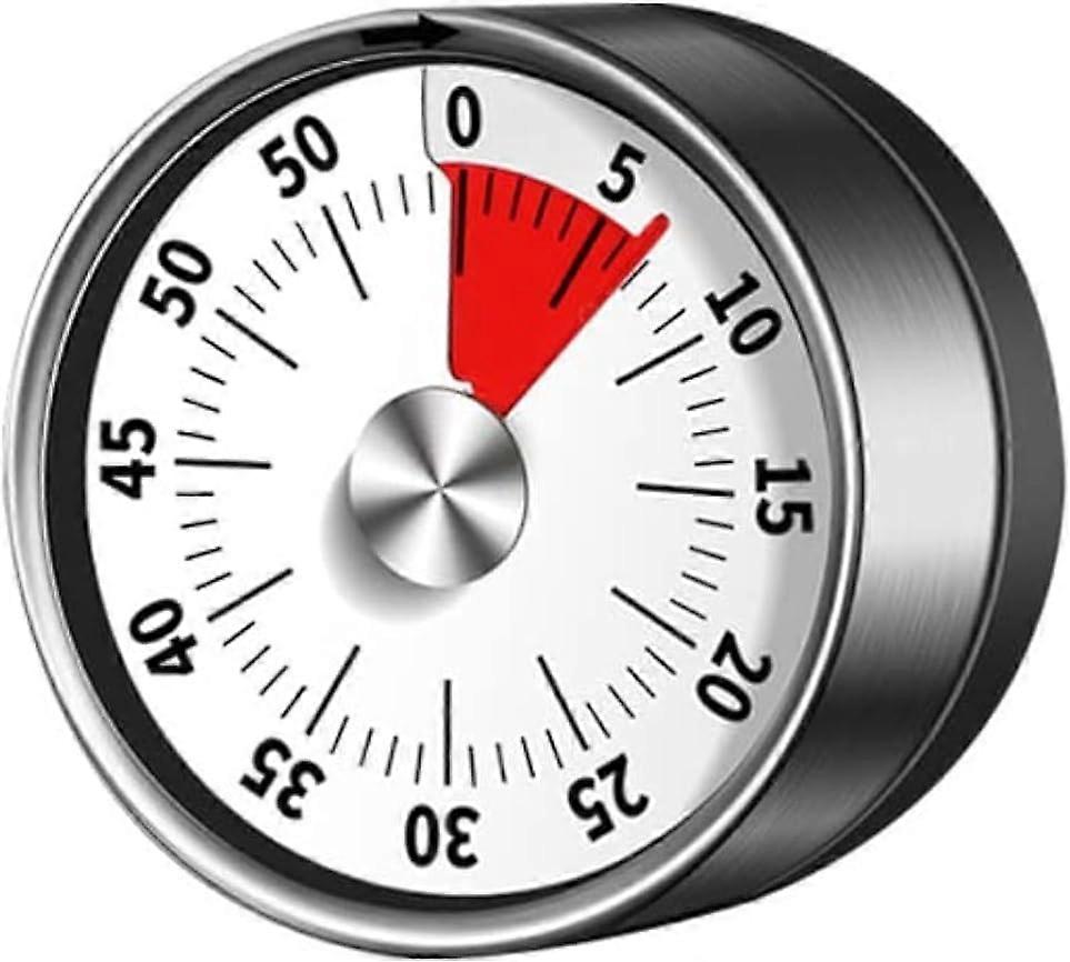 60-Minute Mechanical Countdown Timer with Powerful Alarm