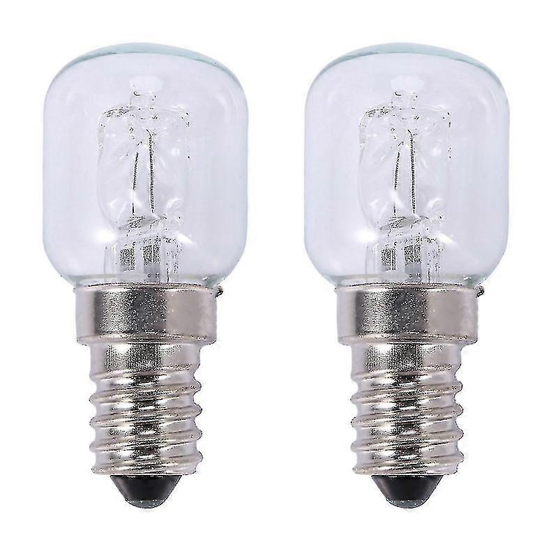 2x E14 High Temperature Bulb 500 Degrees 25w Halogen Bubble Oven Bulb-subaoe