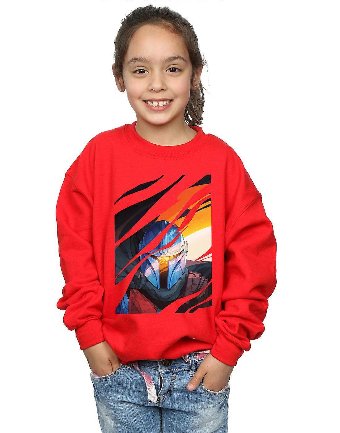 Star Wars jenter Mandalorian blende genser