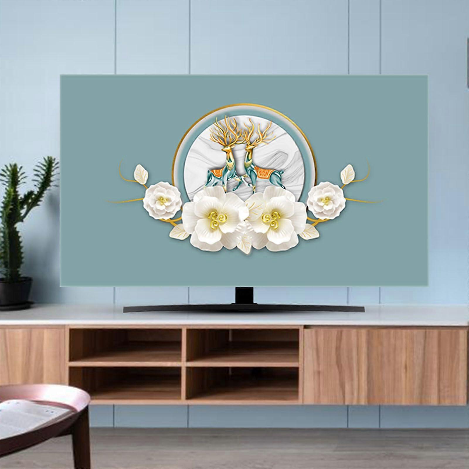 4952 Inch TV Dust Cover Velvet Flat Screen Protector DustProof ScratchResistant Breathable