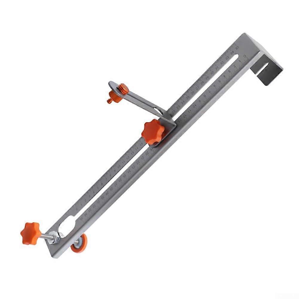 Wall Mount Leveling Bracket with Clear Etched Scale Carbon Steel Height Adjustable for Home and Workshop