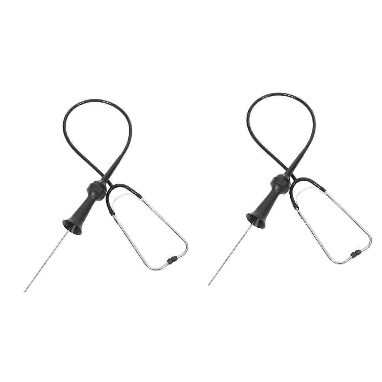 2pcs Car Engine Diagnostic Tool with Automotive Stethoscope for Precision Noise Detection and