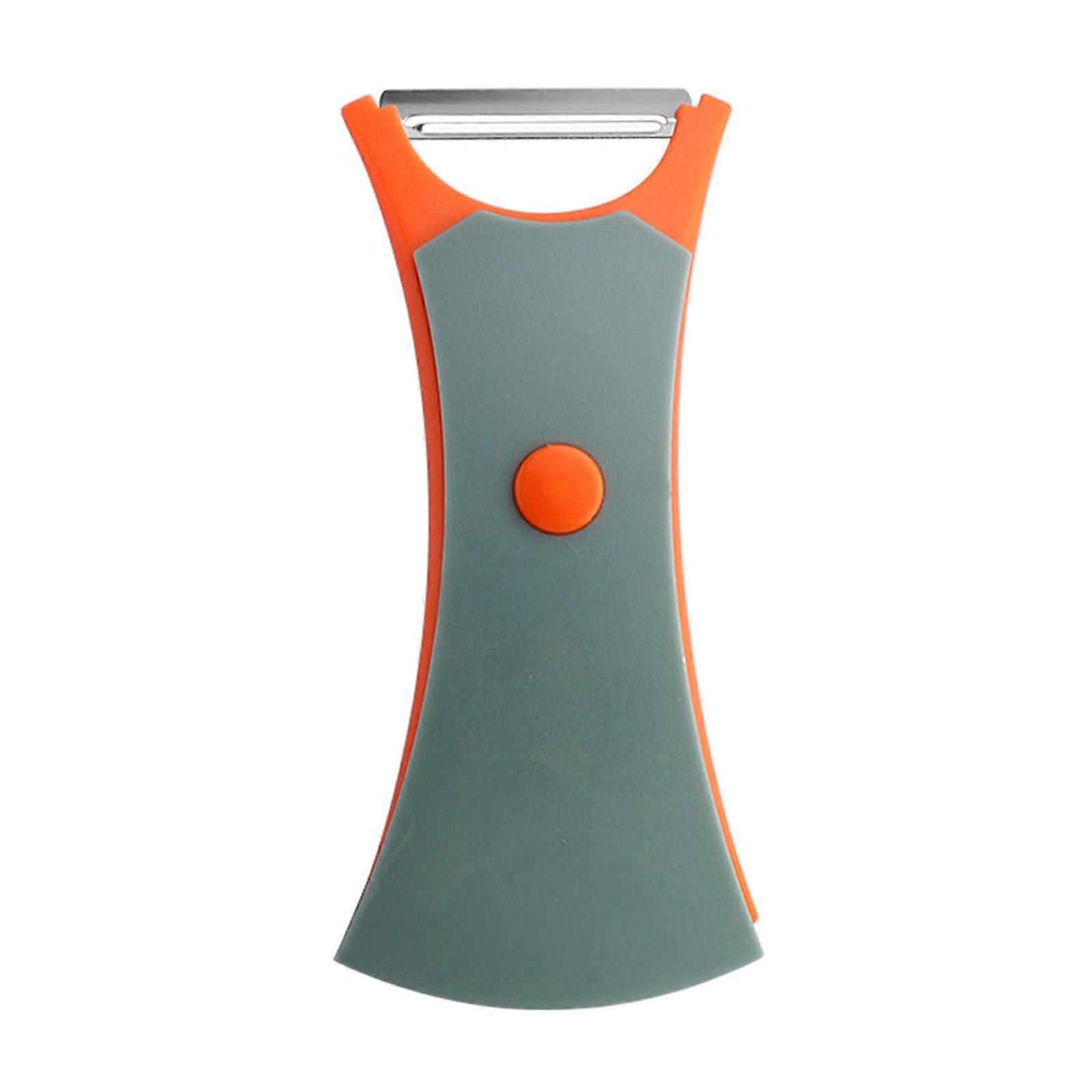 Vegetable Peeler with Sharp Stainless Blade, Ergonomic NonSlip Grip, 2in1 Fruit Peeler Tool