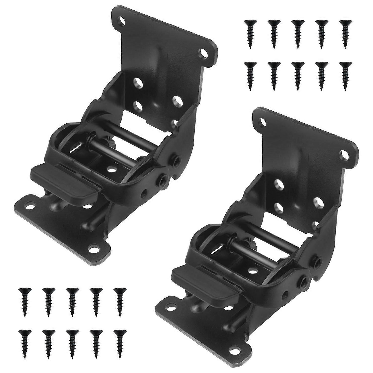 2PCS Heavy Duty Folding Table Leg Bracket 0180° Adjustable Locking Hinge with Screws