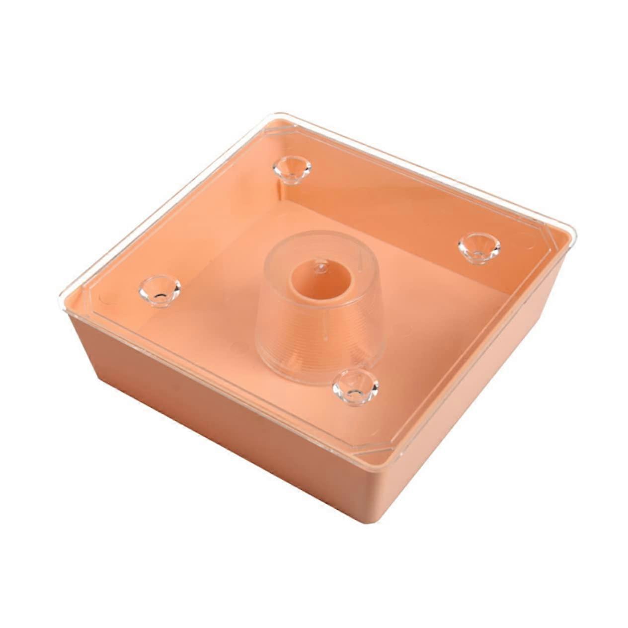 Square Plastic Bee Water Feeder for Beehives Easy  Installation Quick Clean Outdoor Use