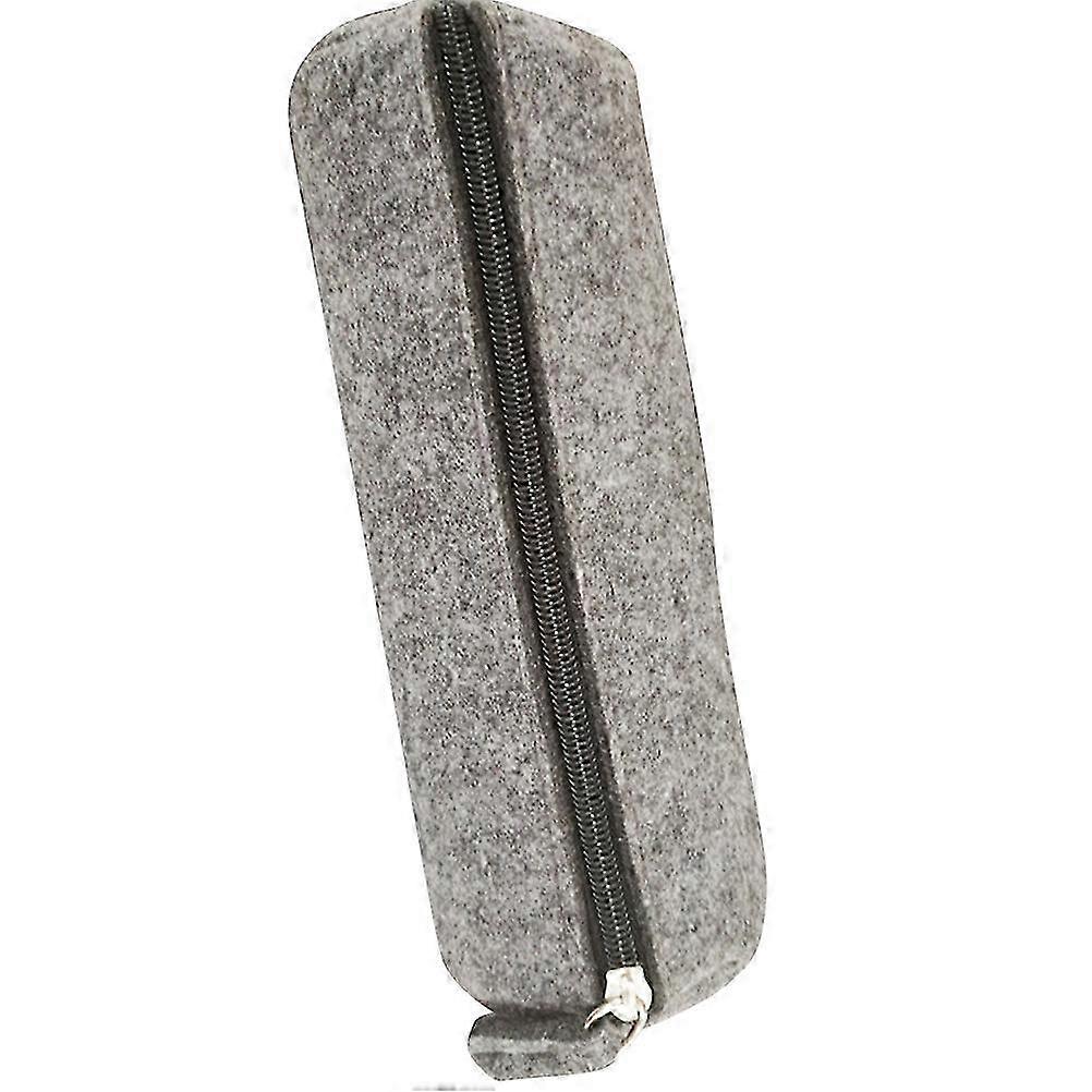 Makeup Pouch Round Felt Pen Bag for Storage Large Capacity