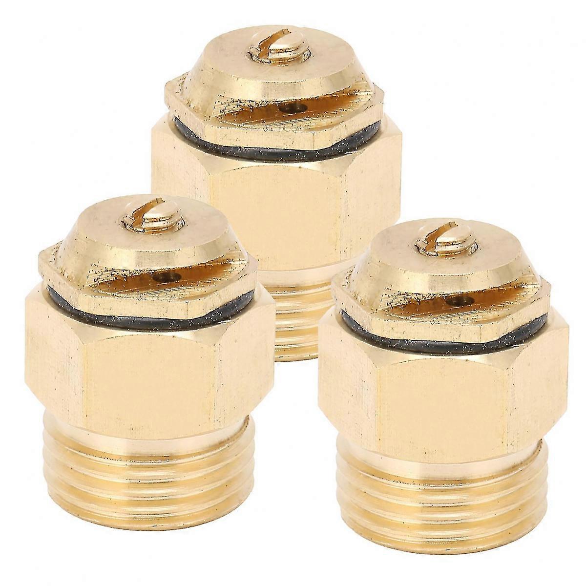 3PCS G1/2 Adjustable Copper Micro Sprinkler Head