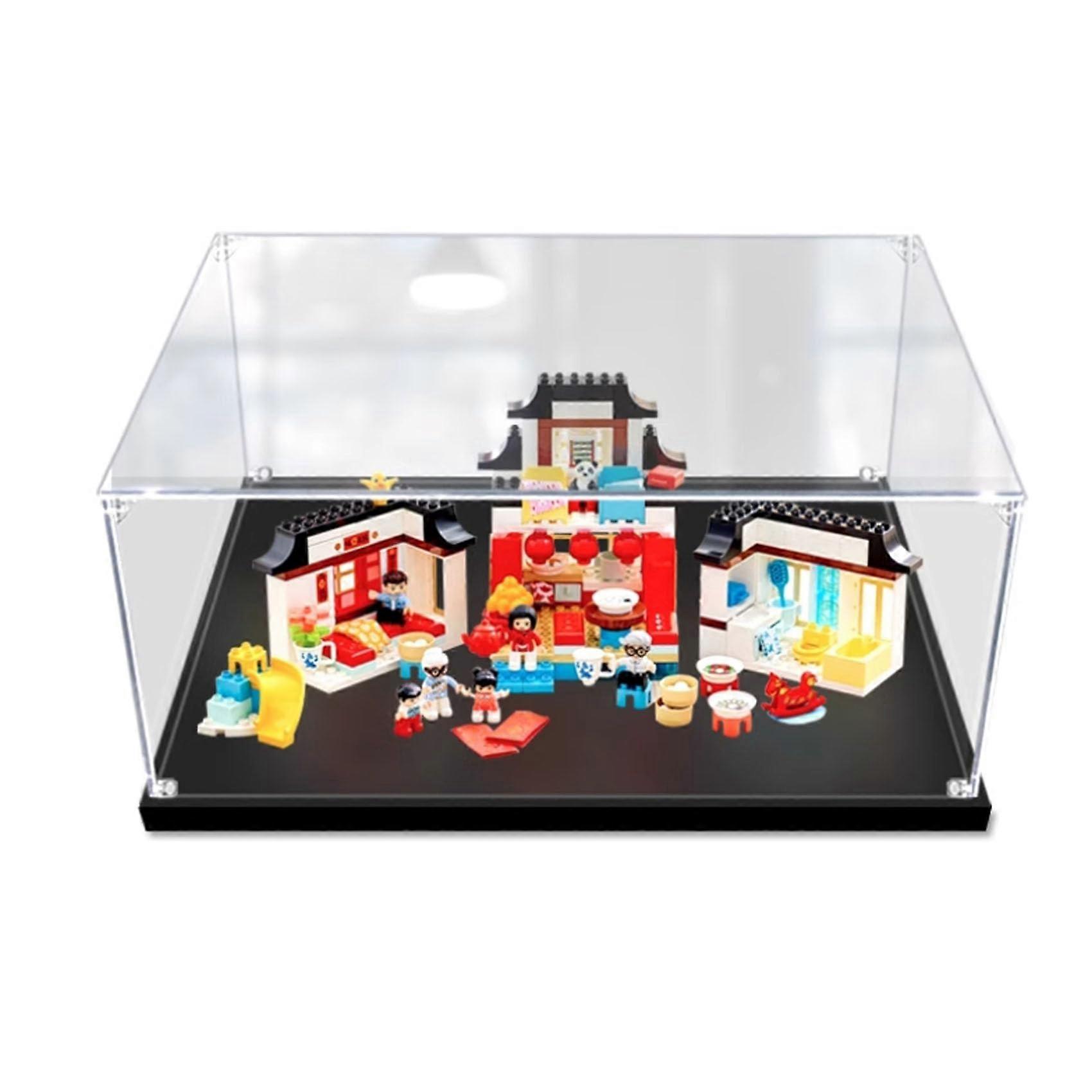 Dustproof Clear View Acrylic Display Case with Thickened Base for  10943