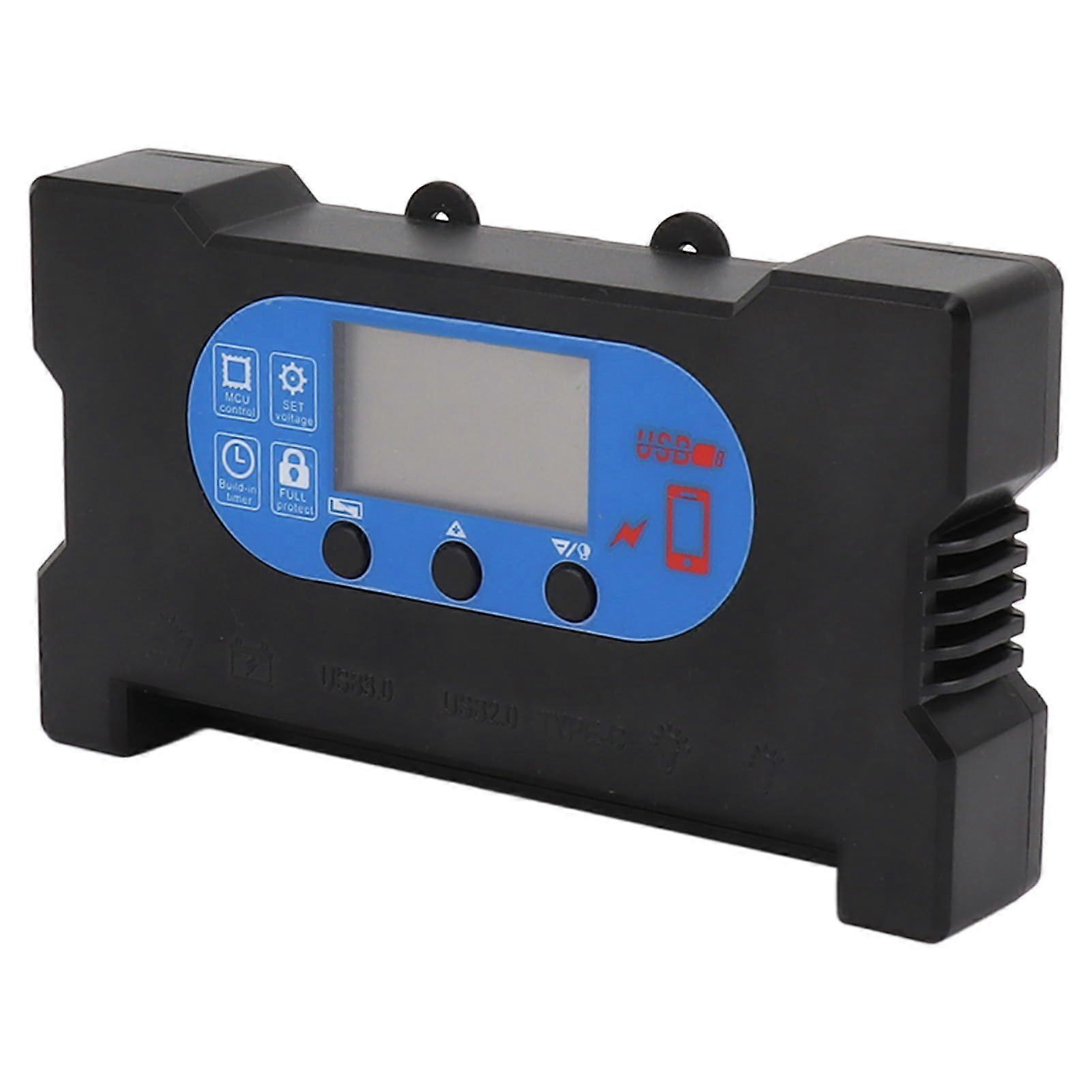 5V Solar Charge Controller 20A Dual USB Fast Charging for Lithium Battery with MultiLayer Protection