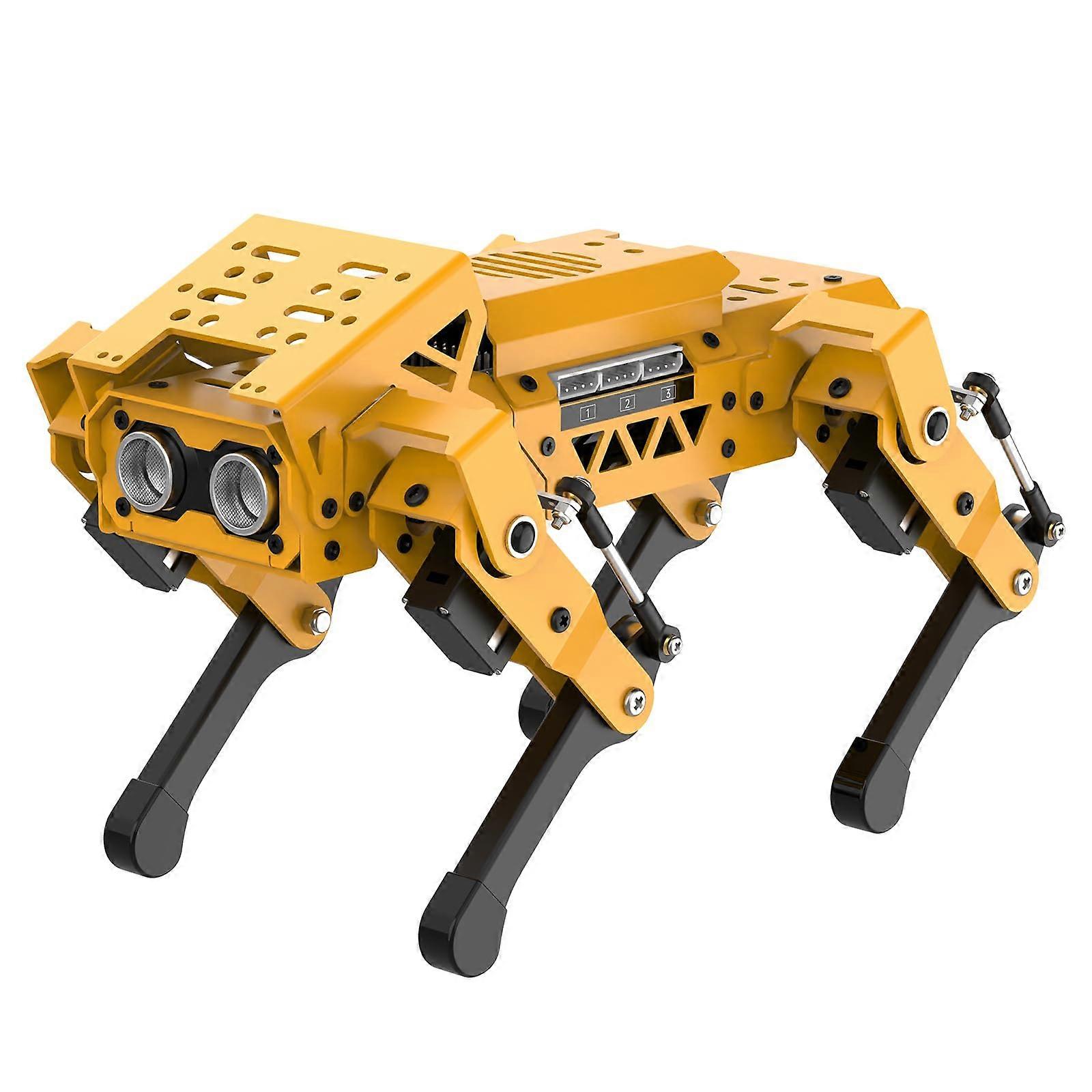 Robot Dog Kit with AI Camera, SelfBalancing Quadruped, Scratch Python Coding Support