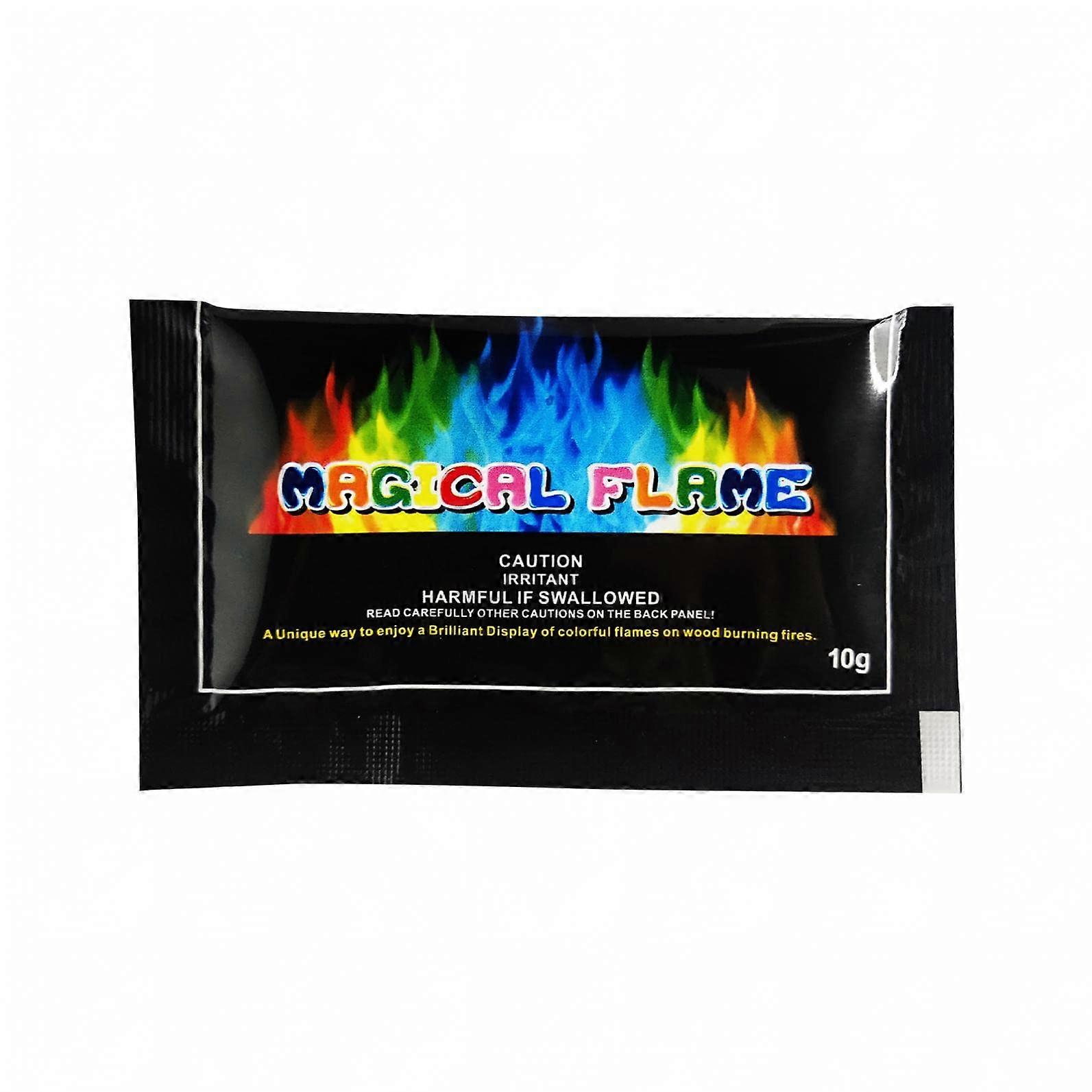 Color Changing Flame Powder Packets for Campfire Bonfire Fire Pit with Instant Colorful Flames