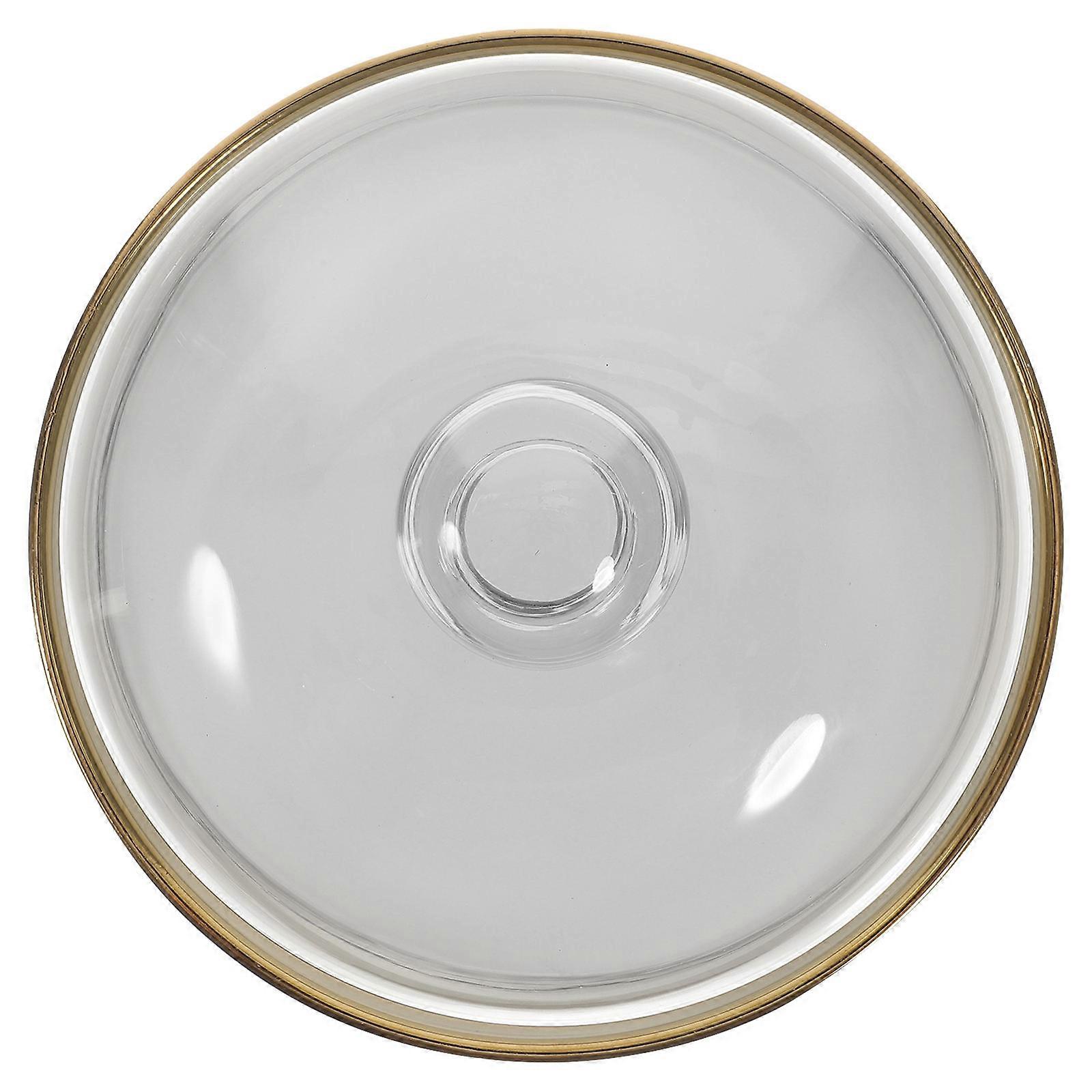 Cake Tray Ceramic Tray with Dome for Display Transparent Material