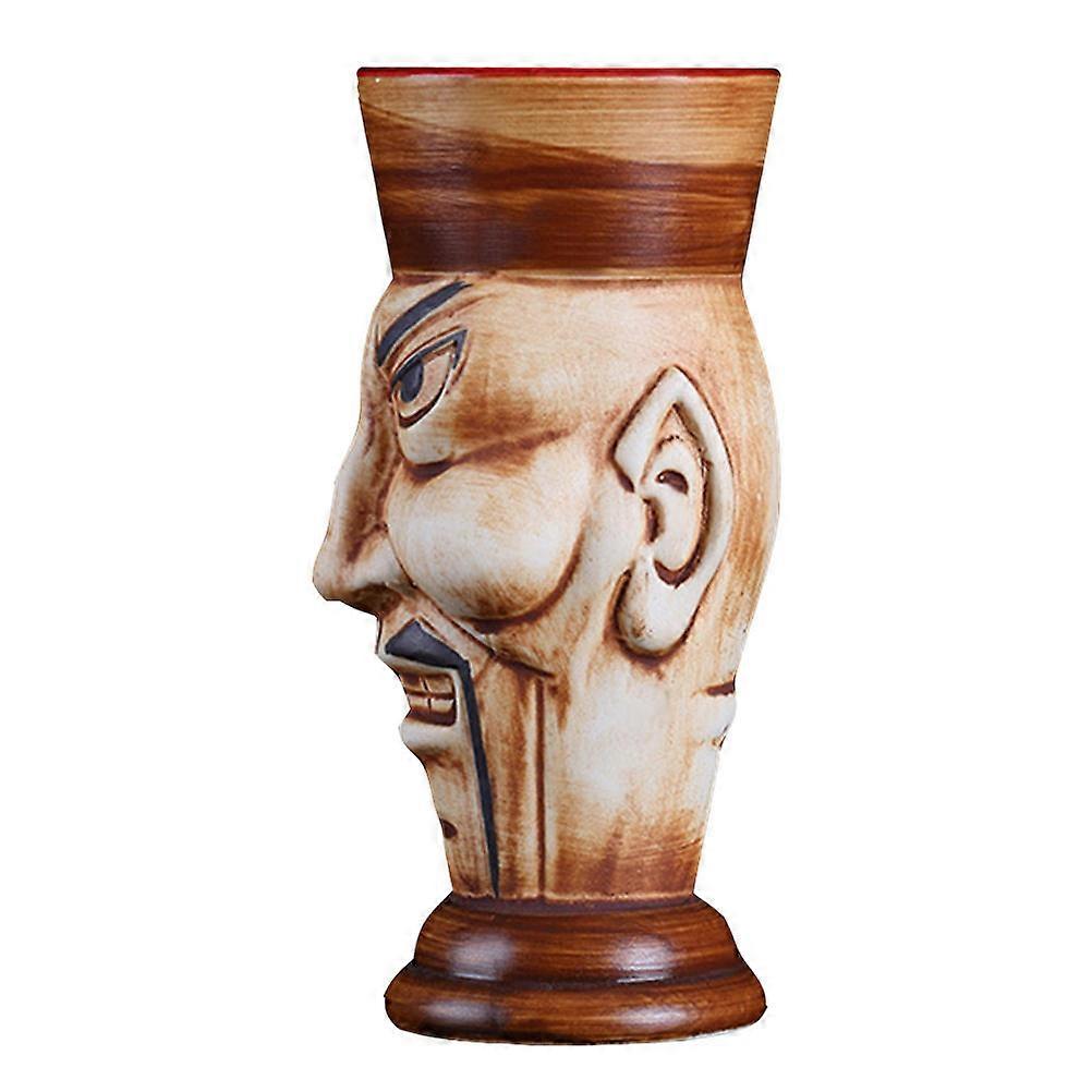 Assorted Color Ceramic Zombie Head Cocktail Cup for Storage 1Pcs Creative Design