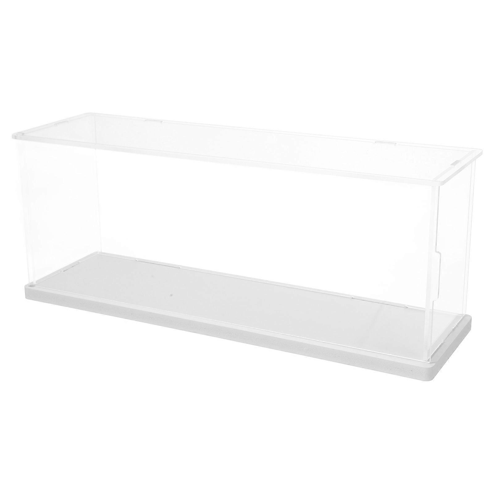 Display Cases for Collectibles Clear Acrylic Display Case for Showcase 4Pcs