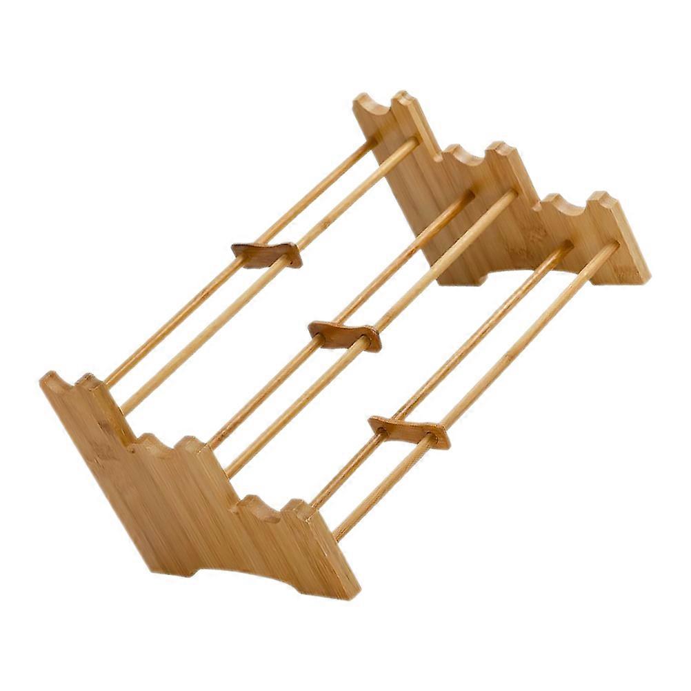 Storage Rack Holder for Tea Drying Light Brown