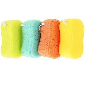 Luffa-Schwamm-Peelingset für die Badewanne, 4-teiliges Set Peeling-Luffa-Badeschwamm-Pads