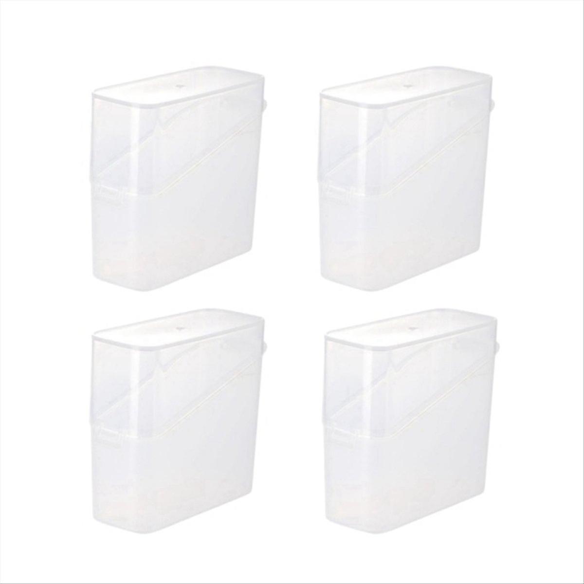 Sliced Cheese Container for Fridge, 4 PCS Cheese Storage Box