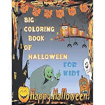 Grande libro da colorare di Halloween per bambini: cose carine da colorare per bambini piccoli, in età prescolare e bambini piccoli