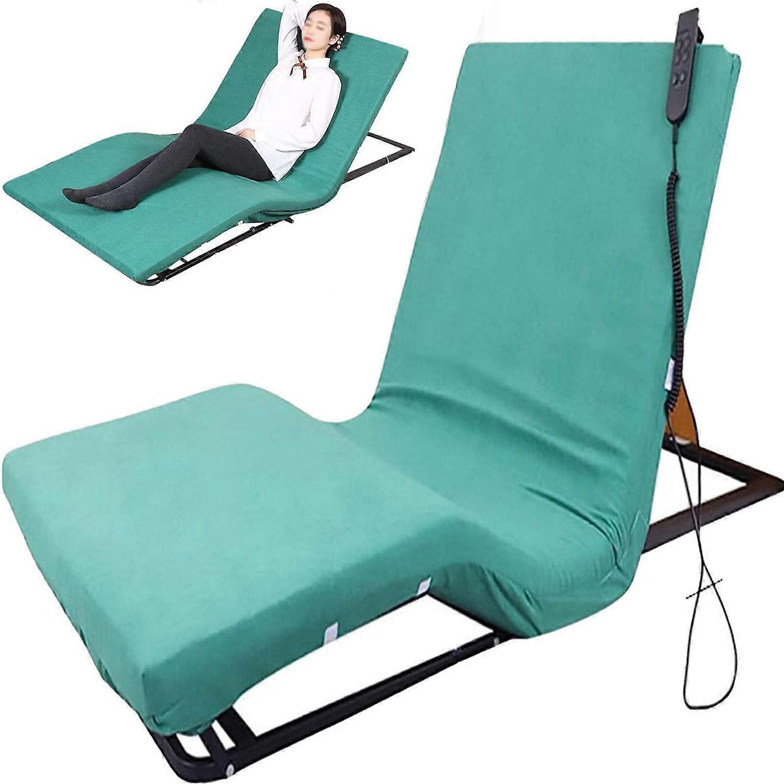 Electric Backrest Lifter with Adjustable Sitting Angle and Neck Lumbar Support for Bed