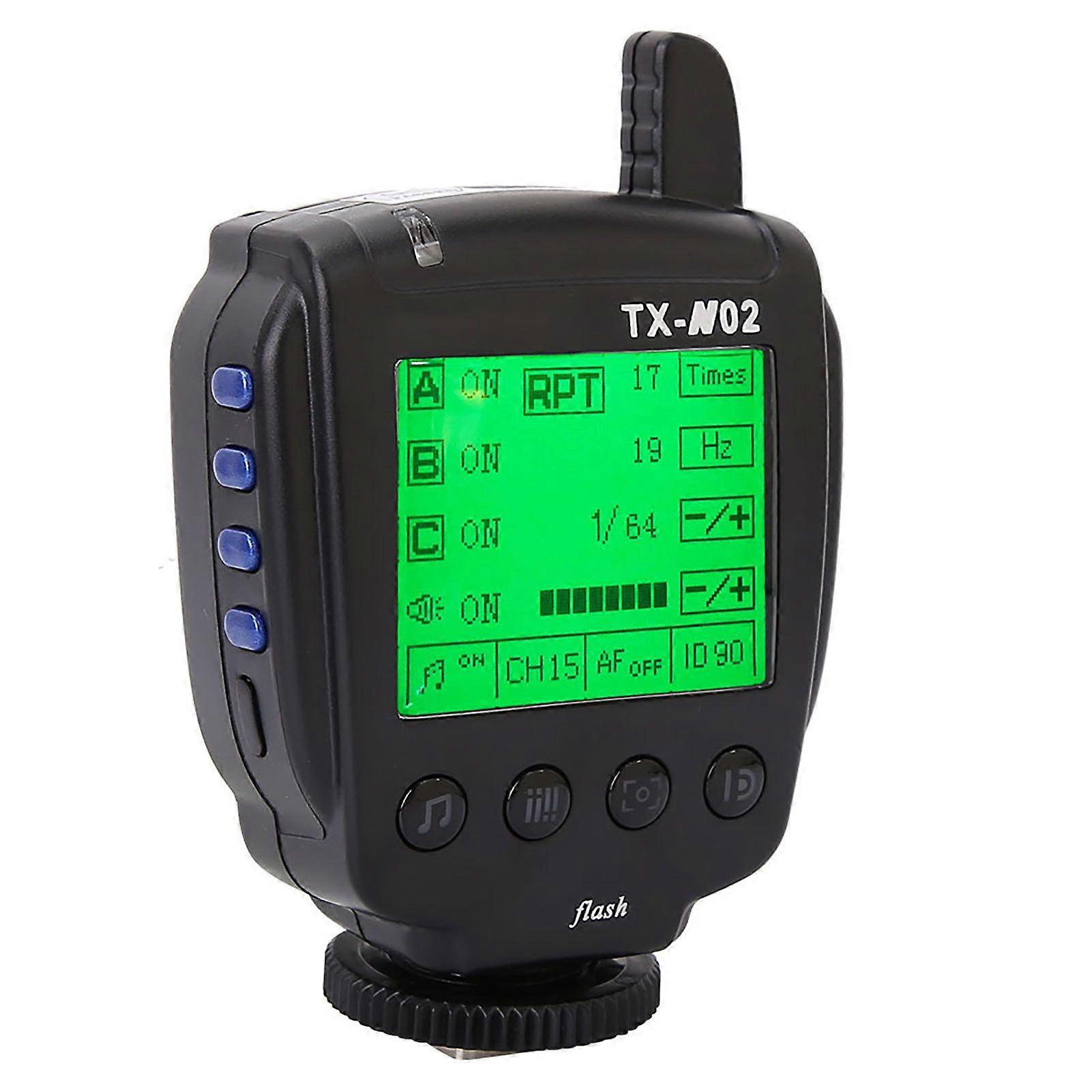LCD Large Display Wireless TTL Flash Controller Trigger Compatible With Cameras( Compatible With Nikon TX N02)