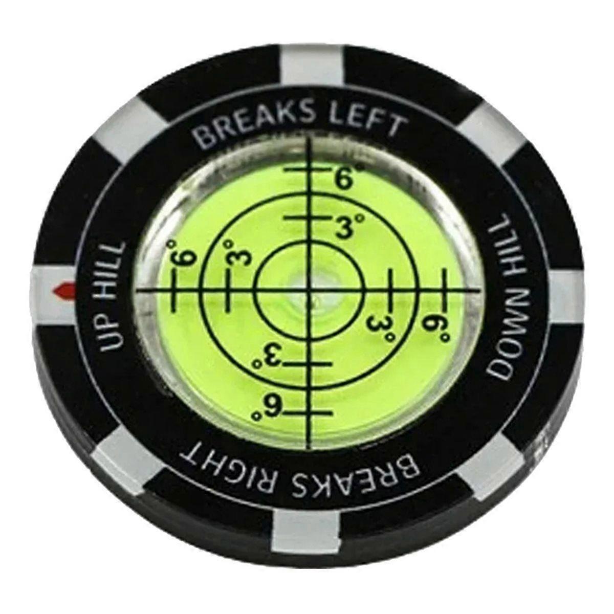 Golf Putt Ball Marker Round Green Reader Golfing Putting Aid Slope Reader