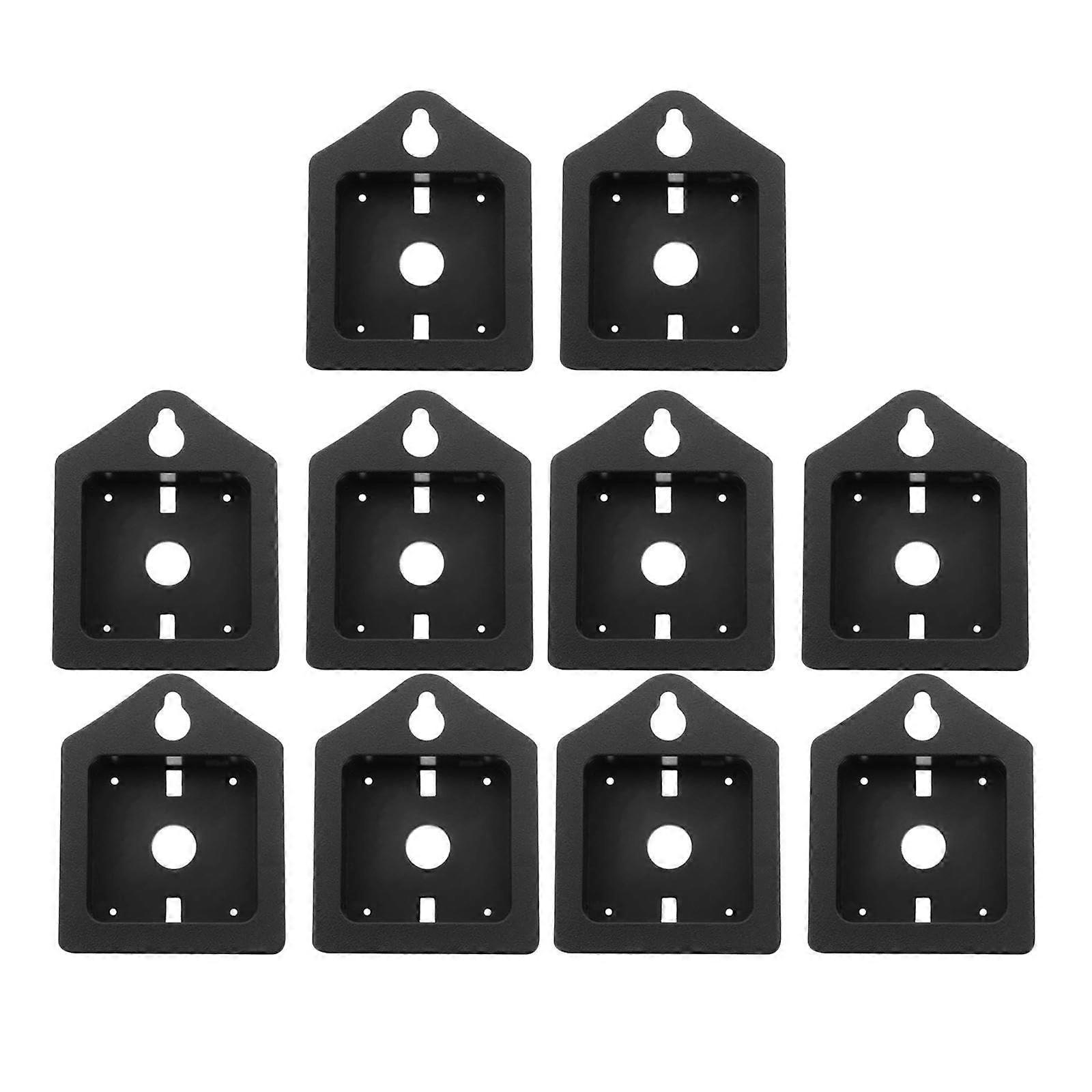 10 Pieces Clock Movement Cover  Kit Durable Dustproof Protector DIY Replacement for Wall Clocks