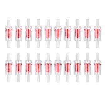 Aquarium Accessories Fish Tank Air Valve for Oxygen Pump 60Pcs Red