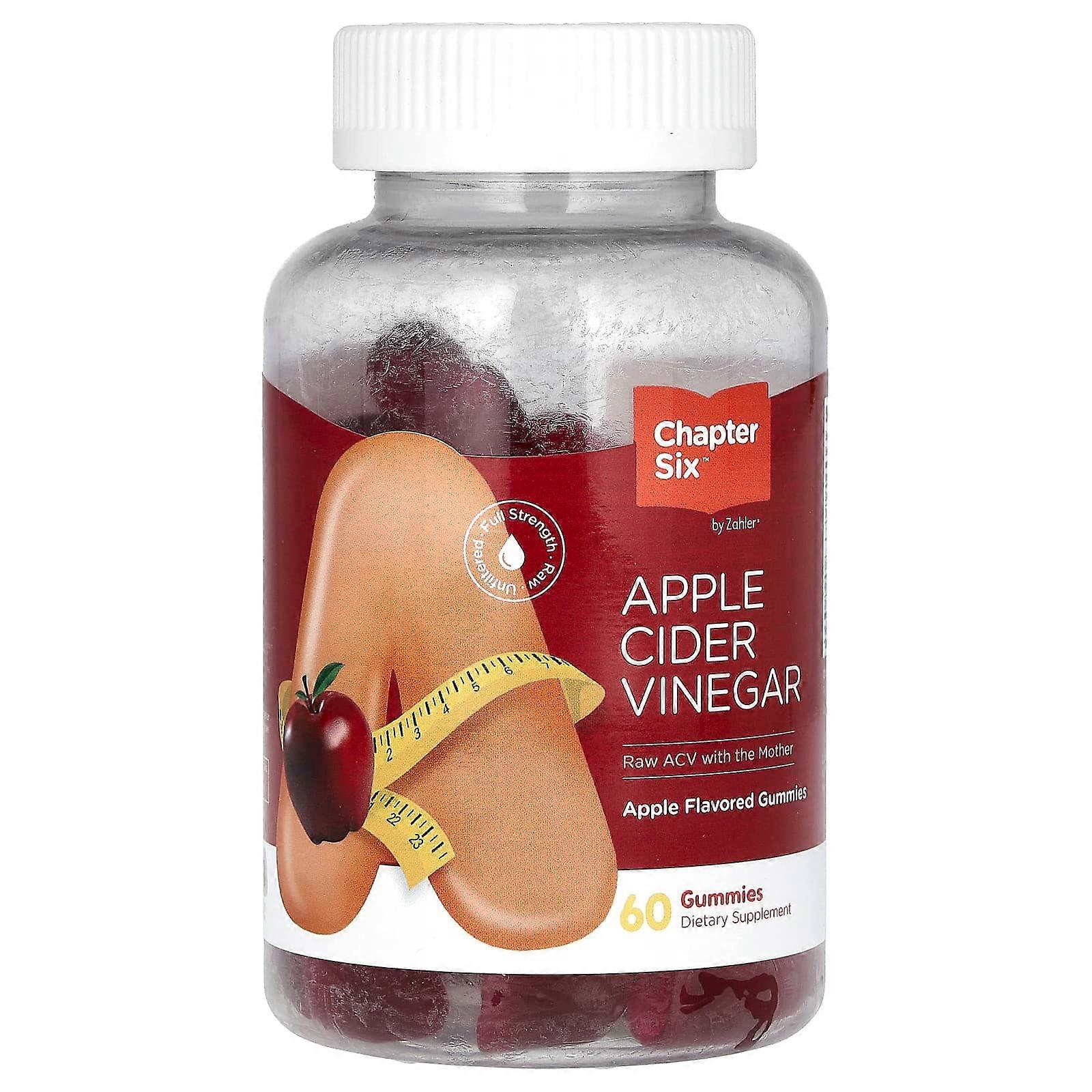 Chapter Six, Apple Cider Vinegar, 60 Gummies