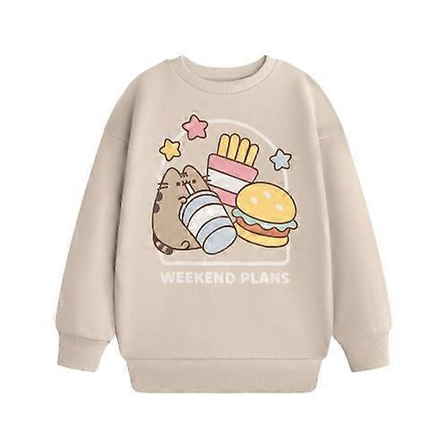 Pusheen-Mädchen-Wochenendpläne-Sweatshirt