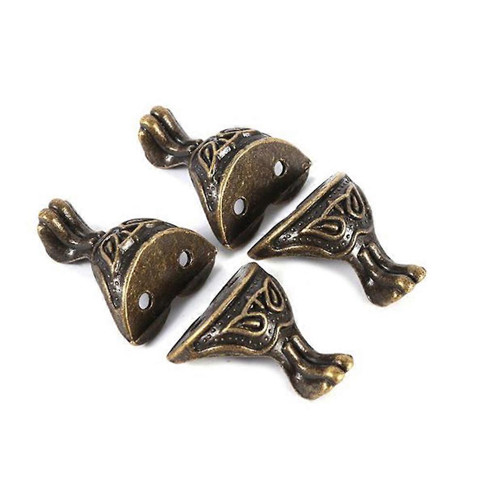 Corner Guards Brass Decorative Corner Protector with Mounting Screws 4Pcs
