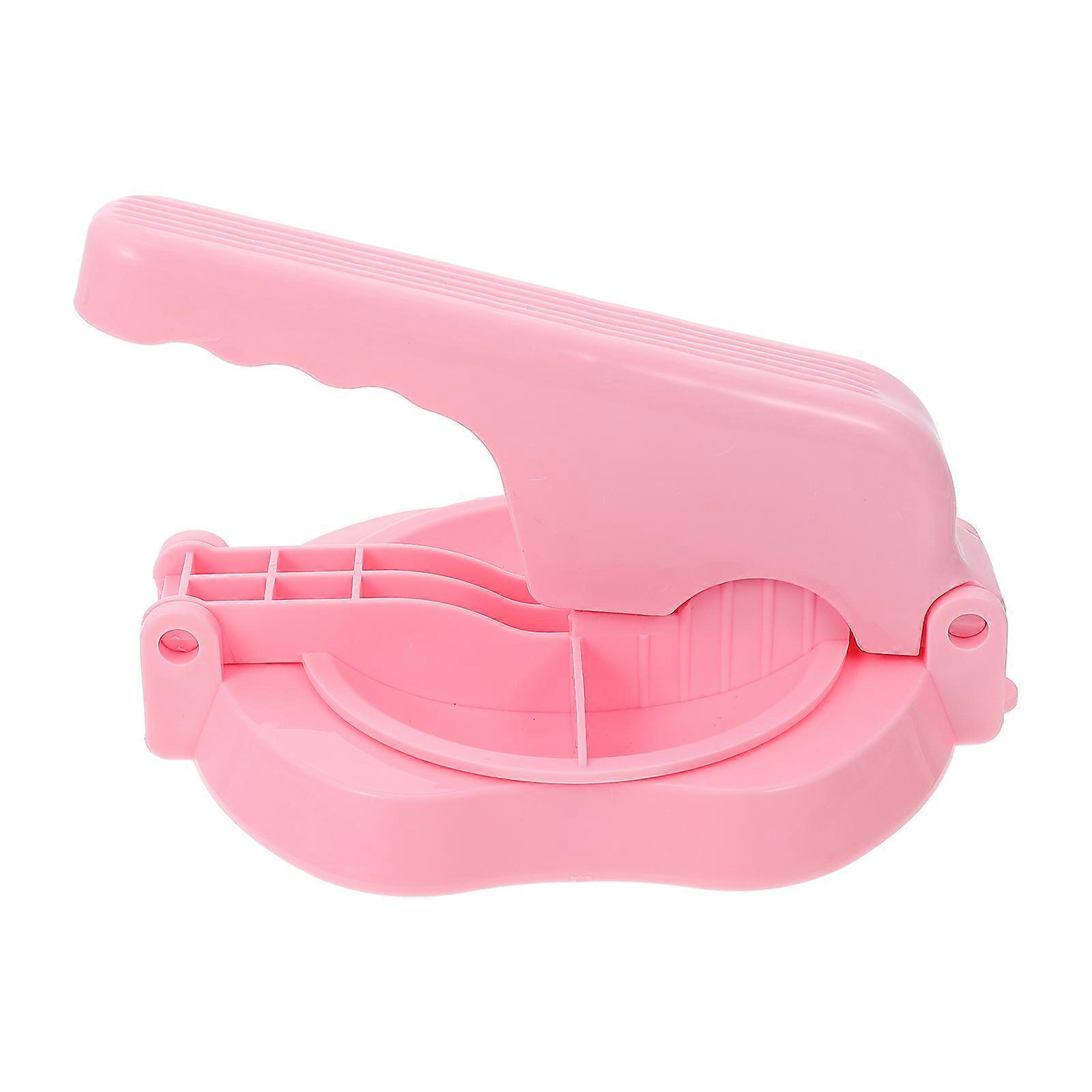 Dough Presser Dumpling Wrapper Mold for Kitchen Use 3Pcs Pink Tool