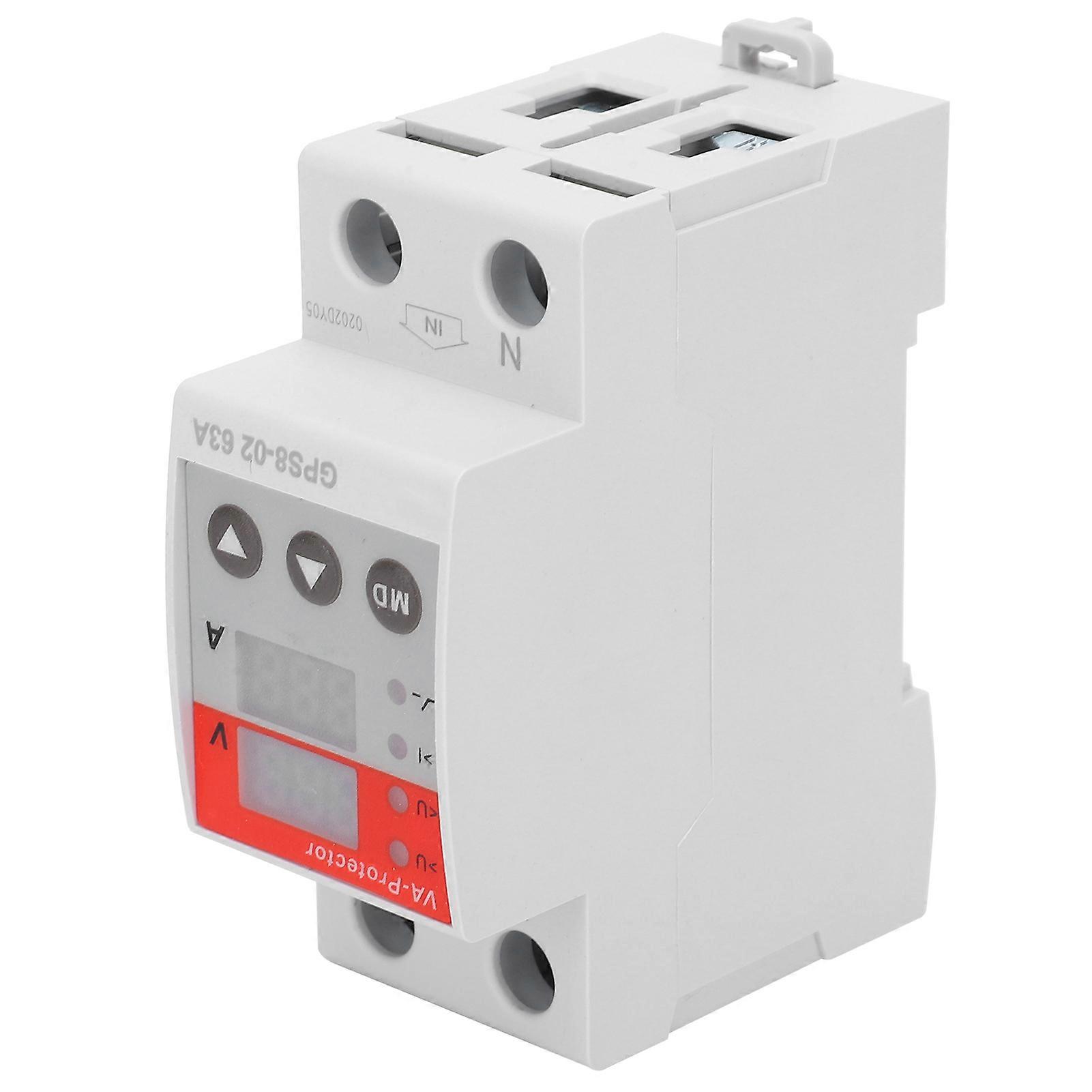 Voltage Current Protector SelfResetting Digital Display Power Control Equipment GPS802D